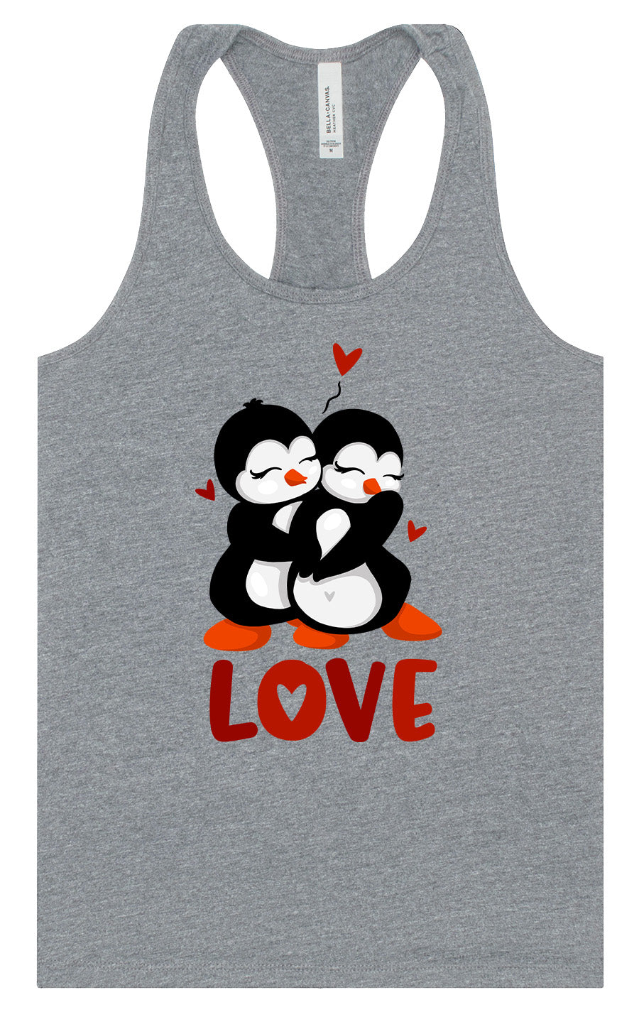 Penguin Love Women's Racerback Tank