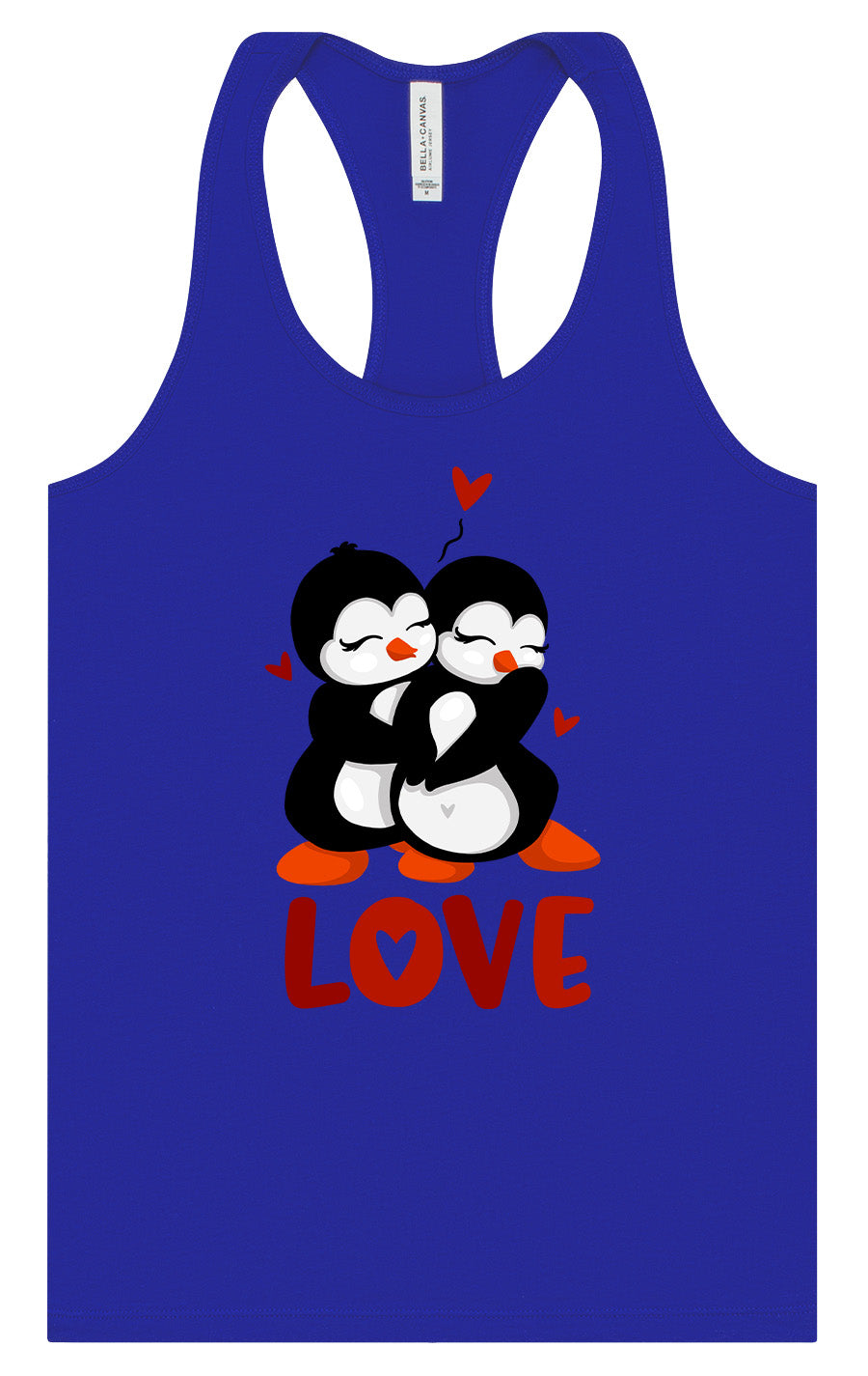 Penguin Love Women's Racerback Tank