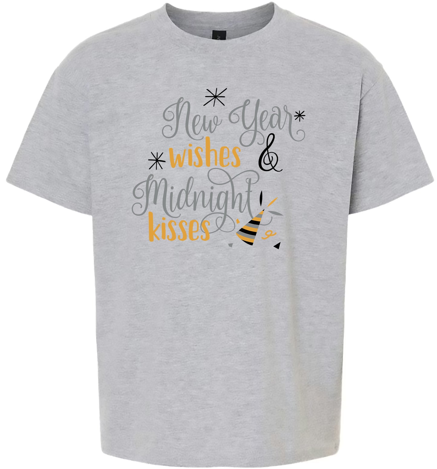 Midnight Kisses New Years Children's Gildan Soft Shirt