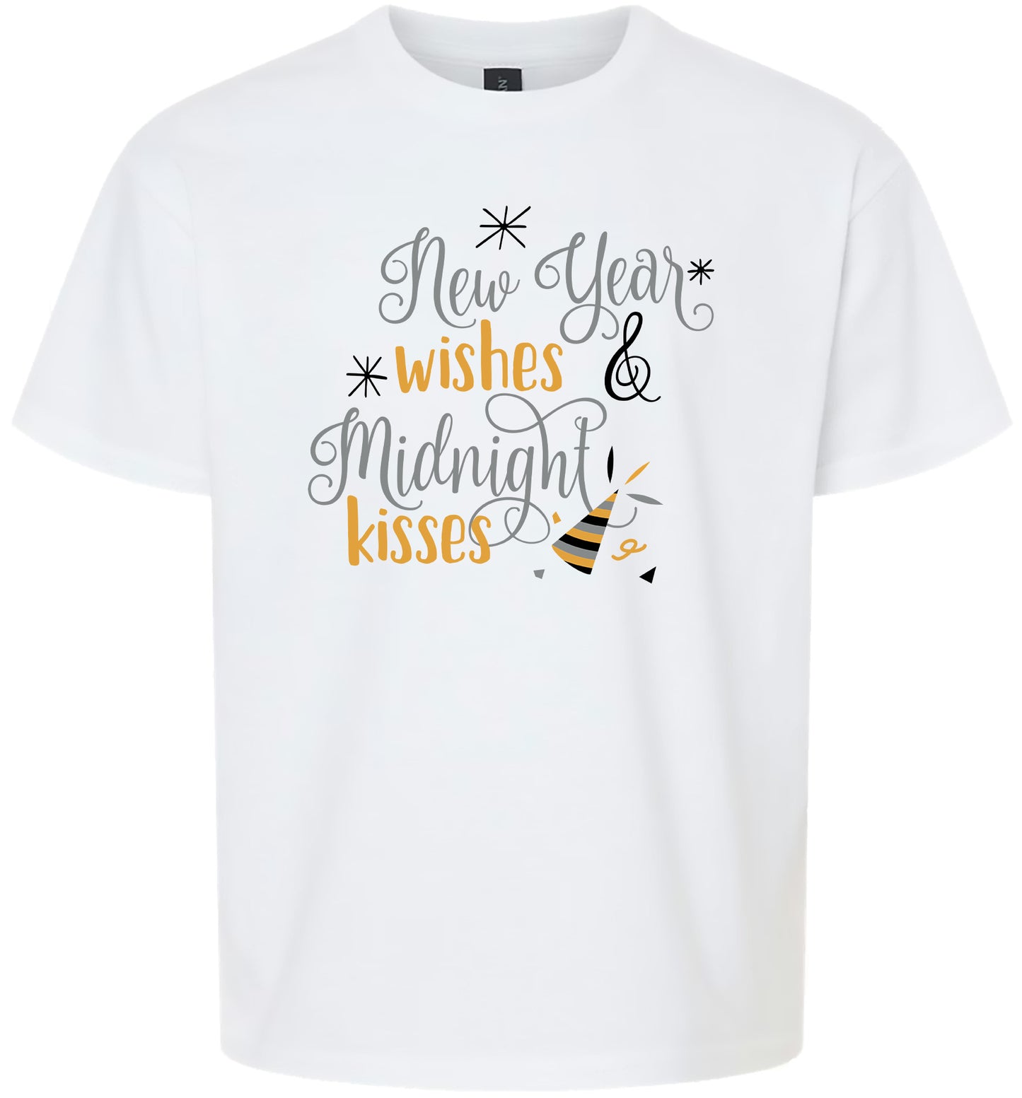 Midnight Kisses New Years Children's Gildan Soft Shirt