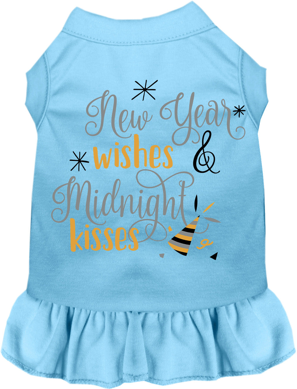 Midnight Kisses New Years Pet Dress