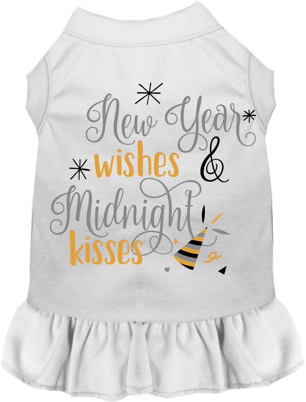 Midnight Kisses New Years Pet Dress