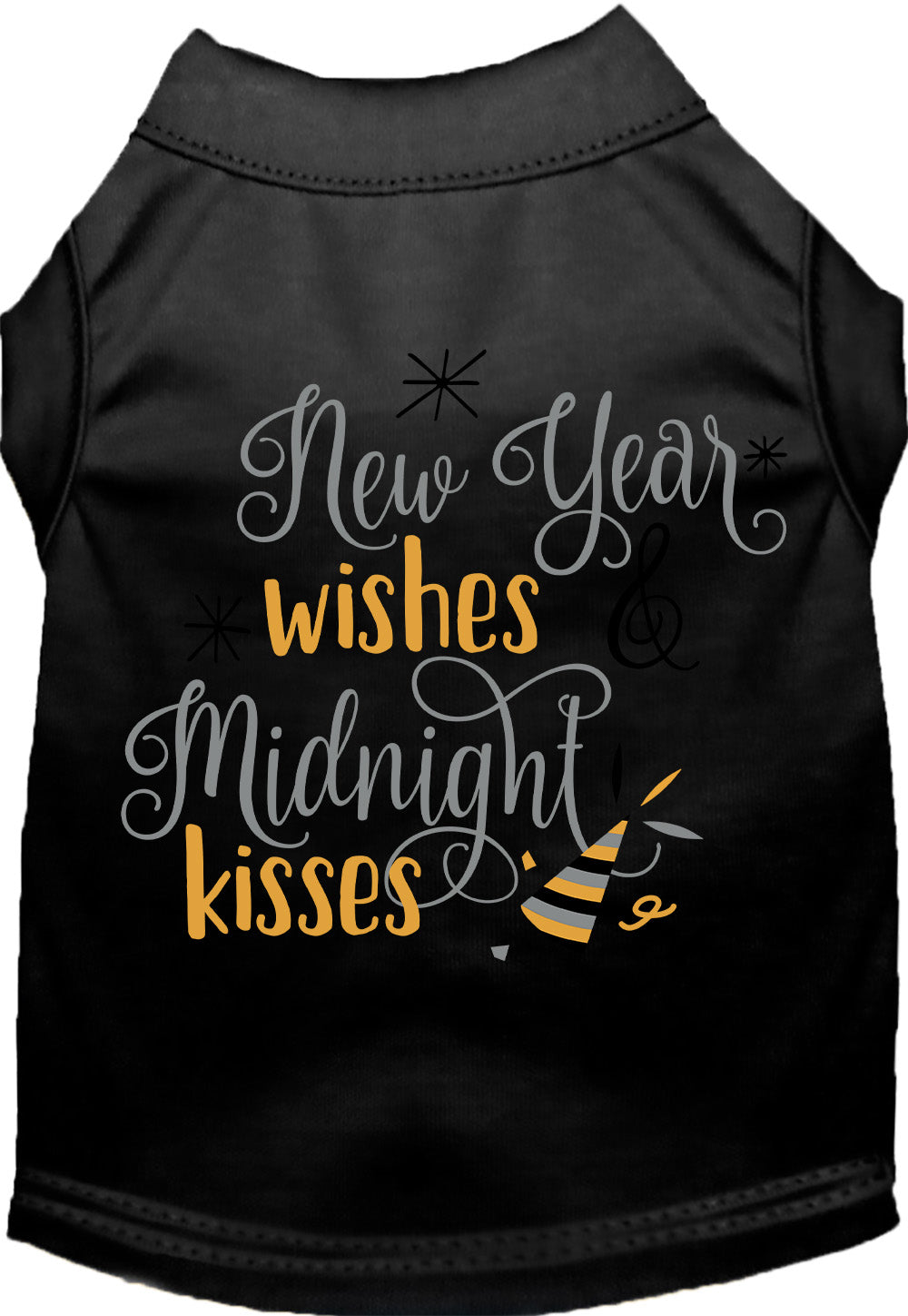 Midnight Kisses New Years Pet Shirt