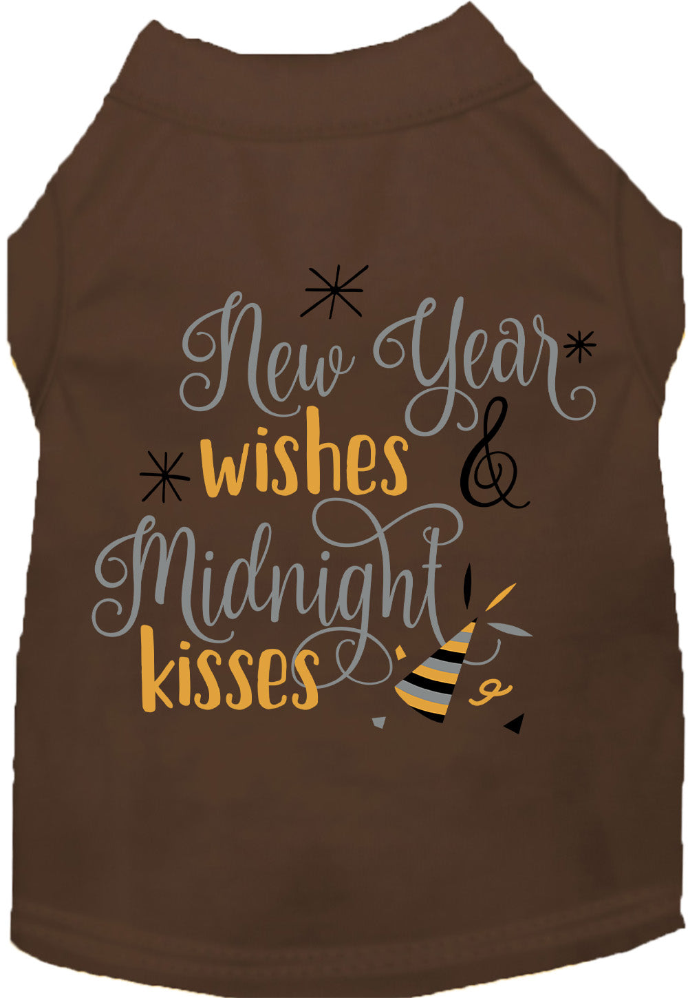 Midnight Kisses New Years Pet Shirt