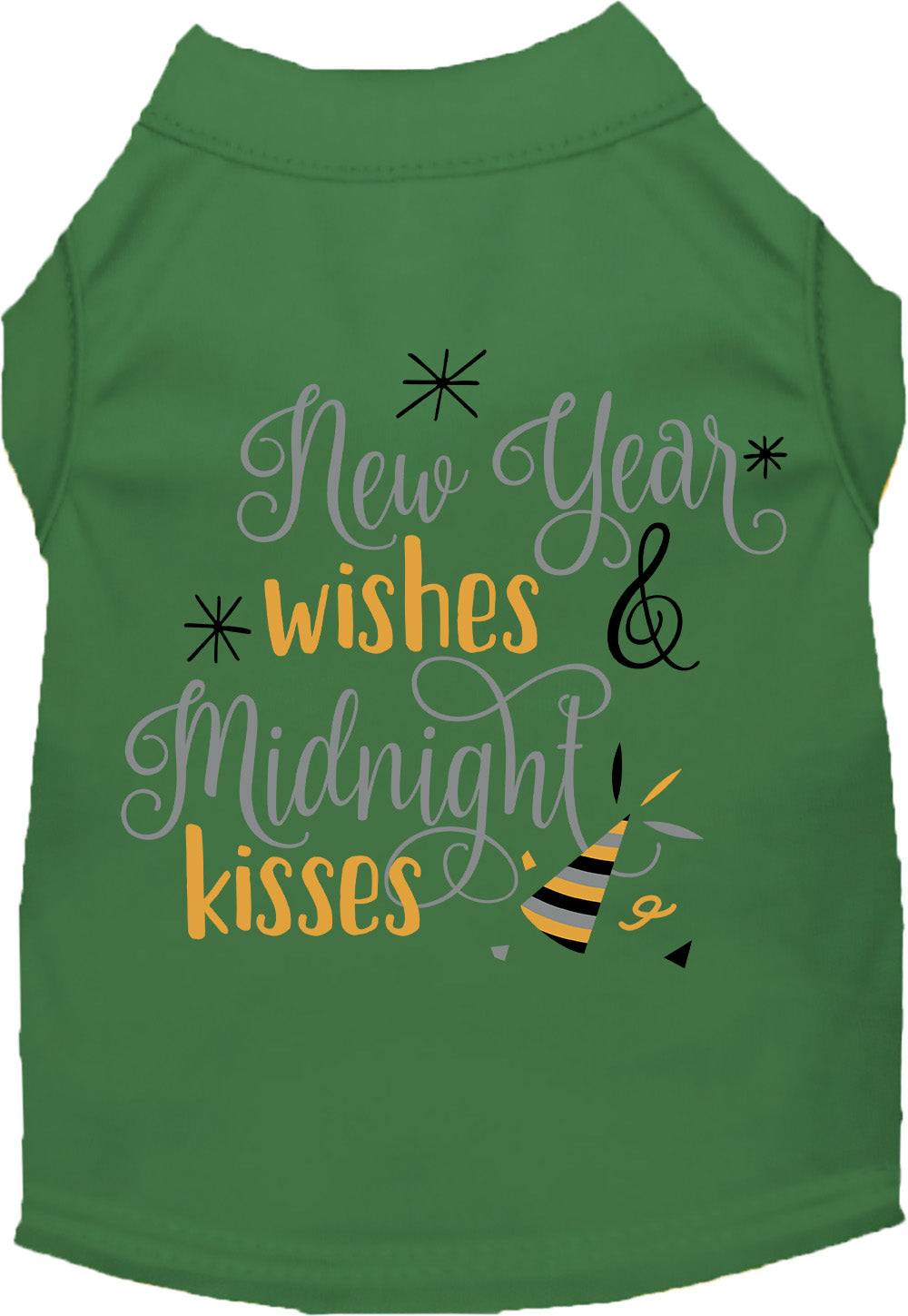 Midnight Kisses New Years Pet Shirt