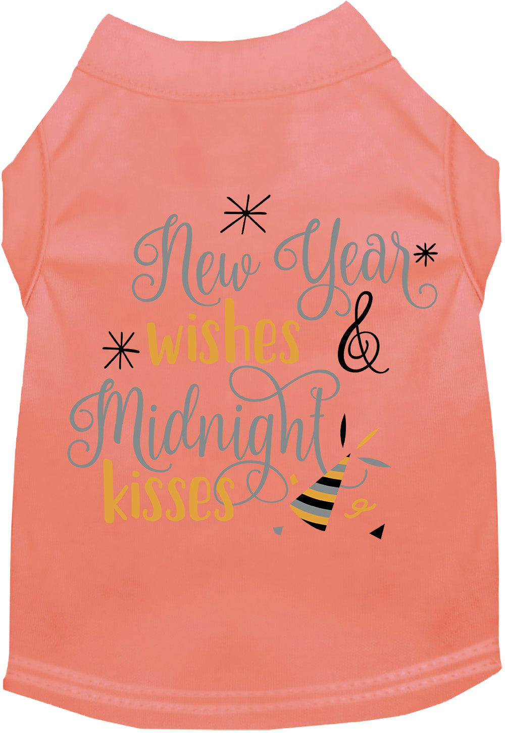 Midnight Kisses New Years Pet Shirt