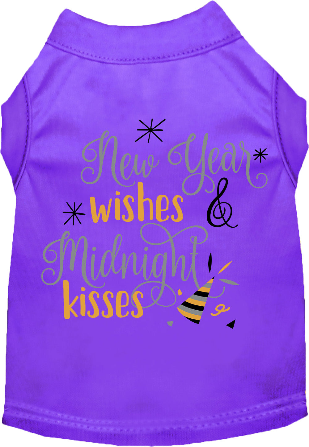 Midnight Kisses New Years Pet Shirt