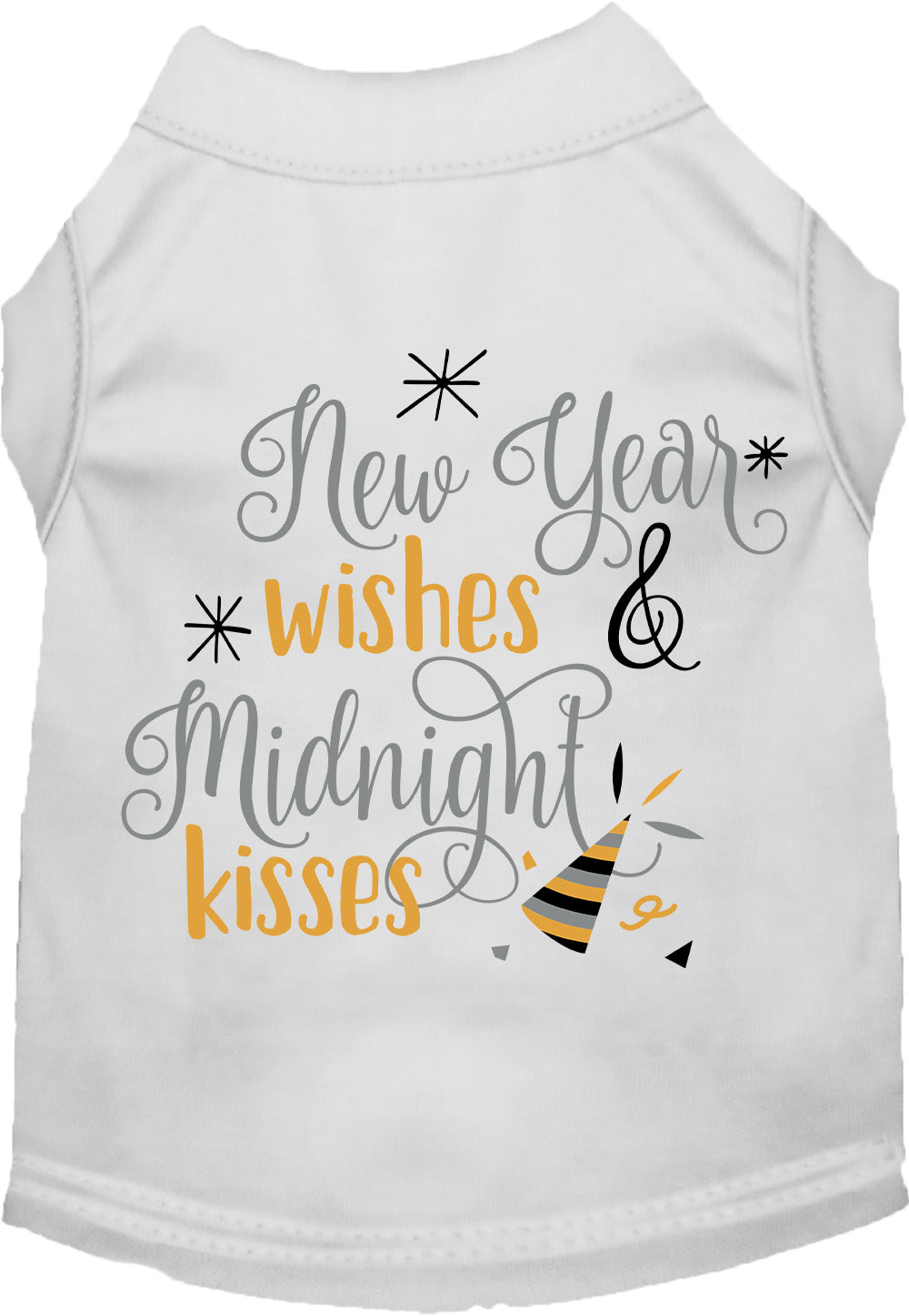 Midnight Kisses New Years Pet Shirt