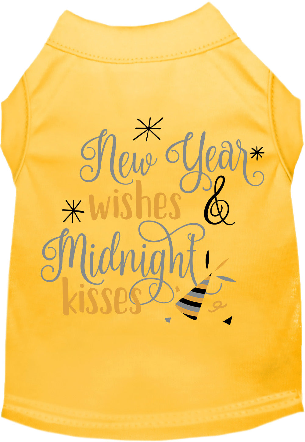 Midnight Kisses New Years Pet Shirt