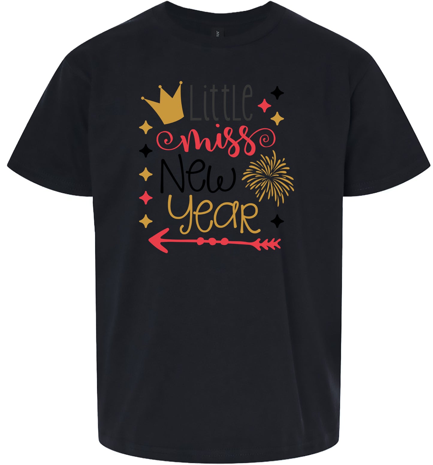 Little Miss New Year Children's Gildan Soft Shirt