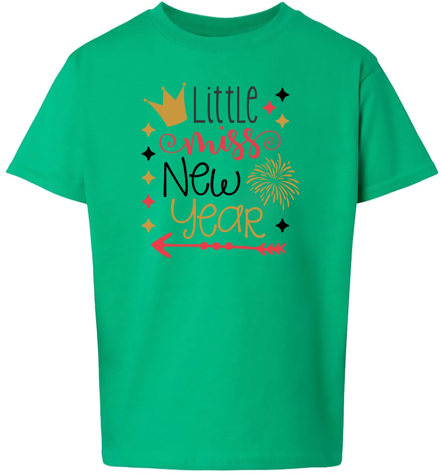 Little Miss New Year Children's Gildan Soft Shirt