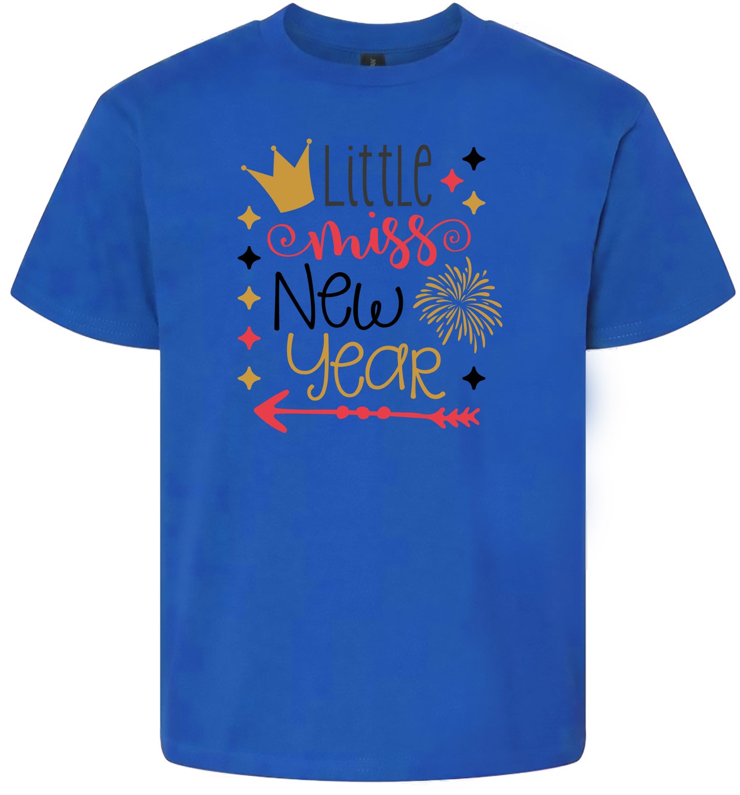 Little Miss New Year Children's Gildan Soft Shirt