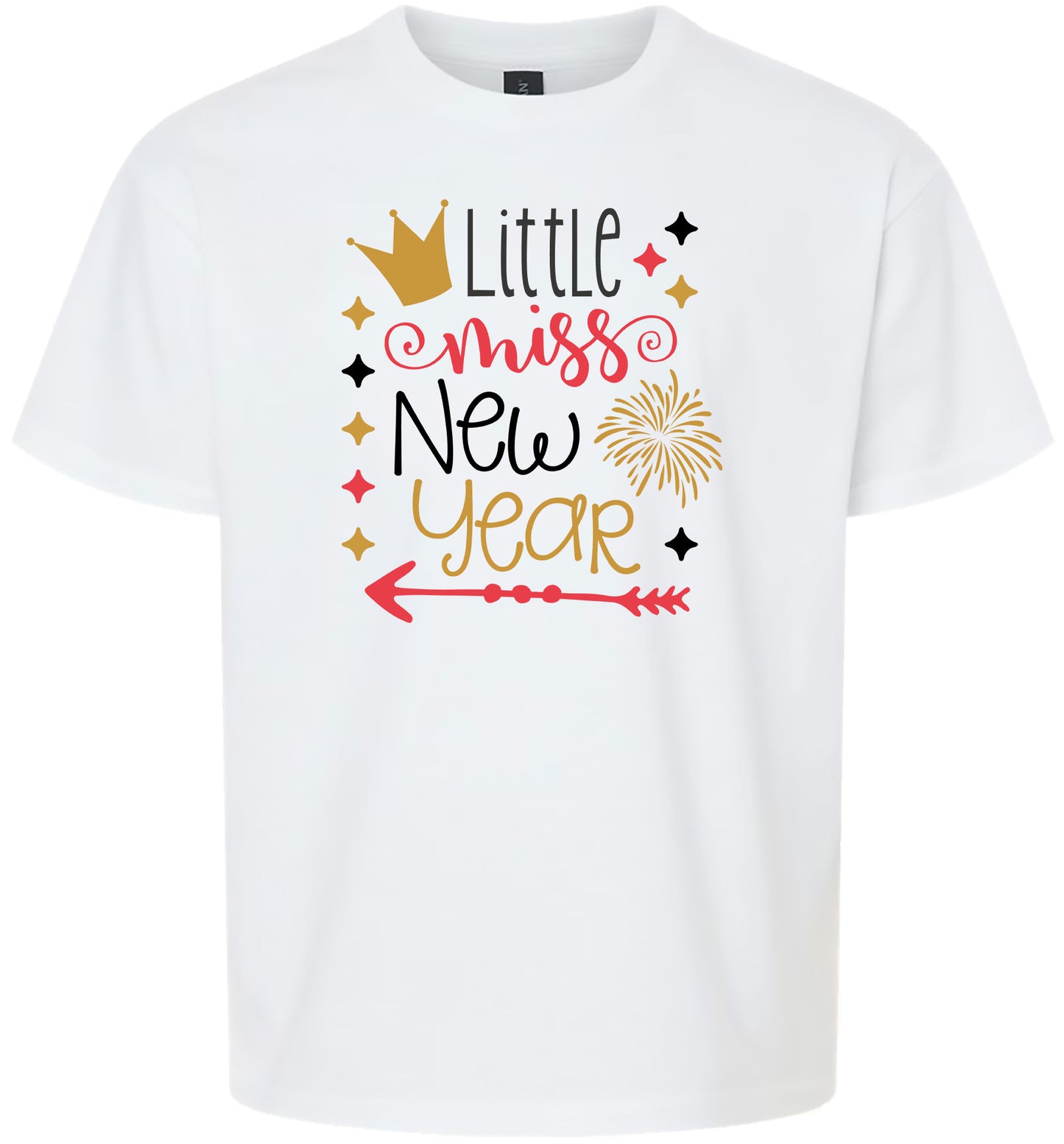 Little Miss New Year Children's Gildan Soft Shirt