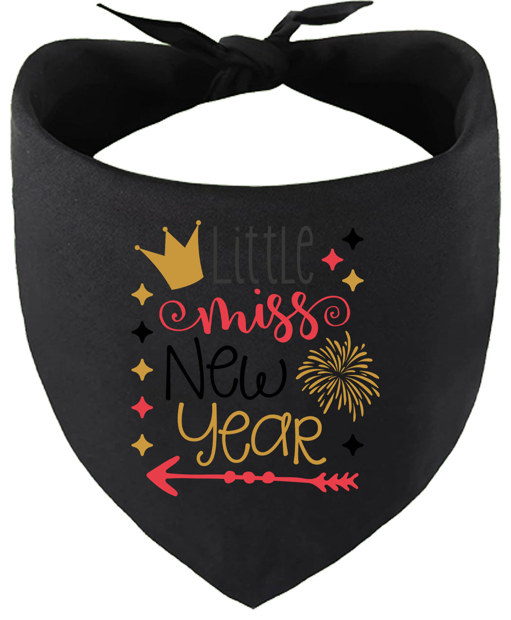 Little Miss New Year Pet Bandana