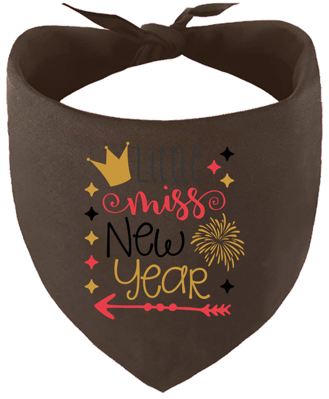 Little Miss New Year Pet Bandana