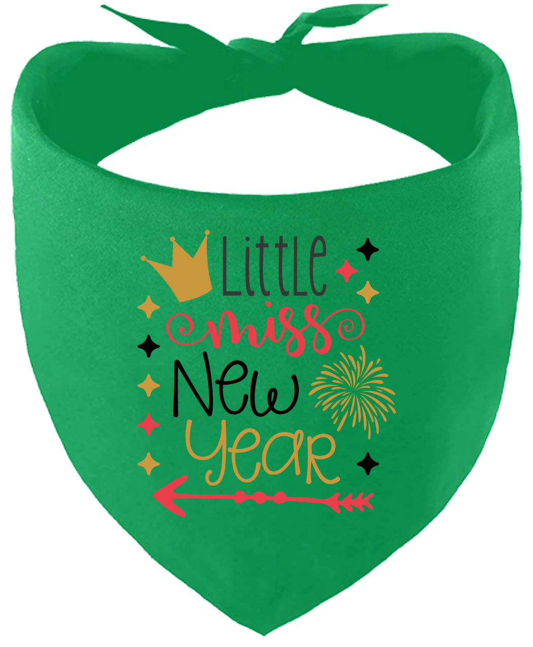 Little Miss New Year Pet Bandana