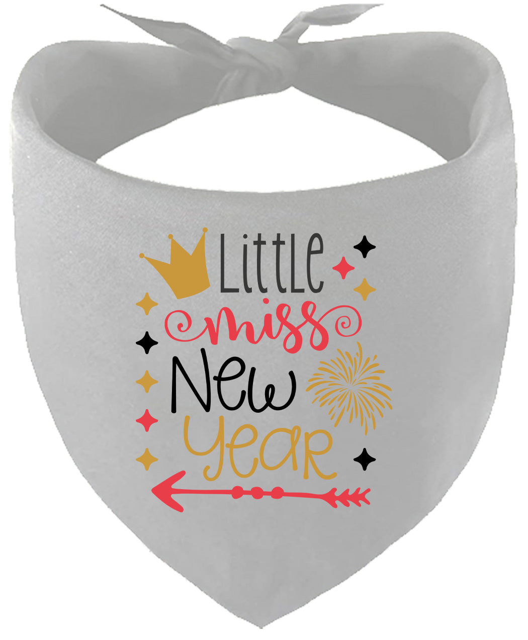 Little Miss New Year Pet Bandana