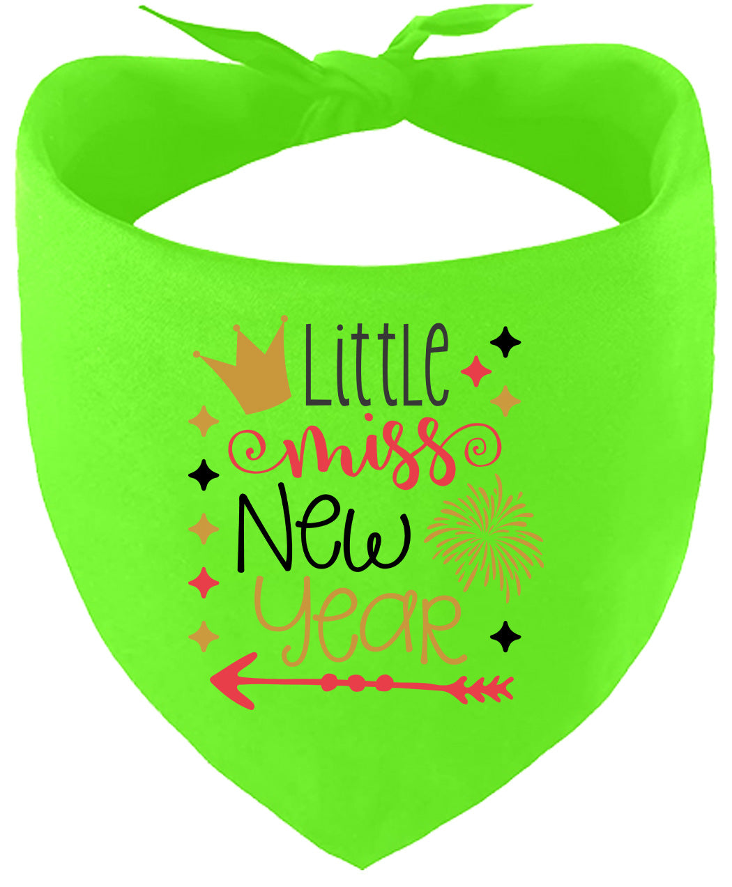 Little Miss New Year Pet Bandana