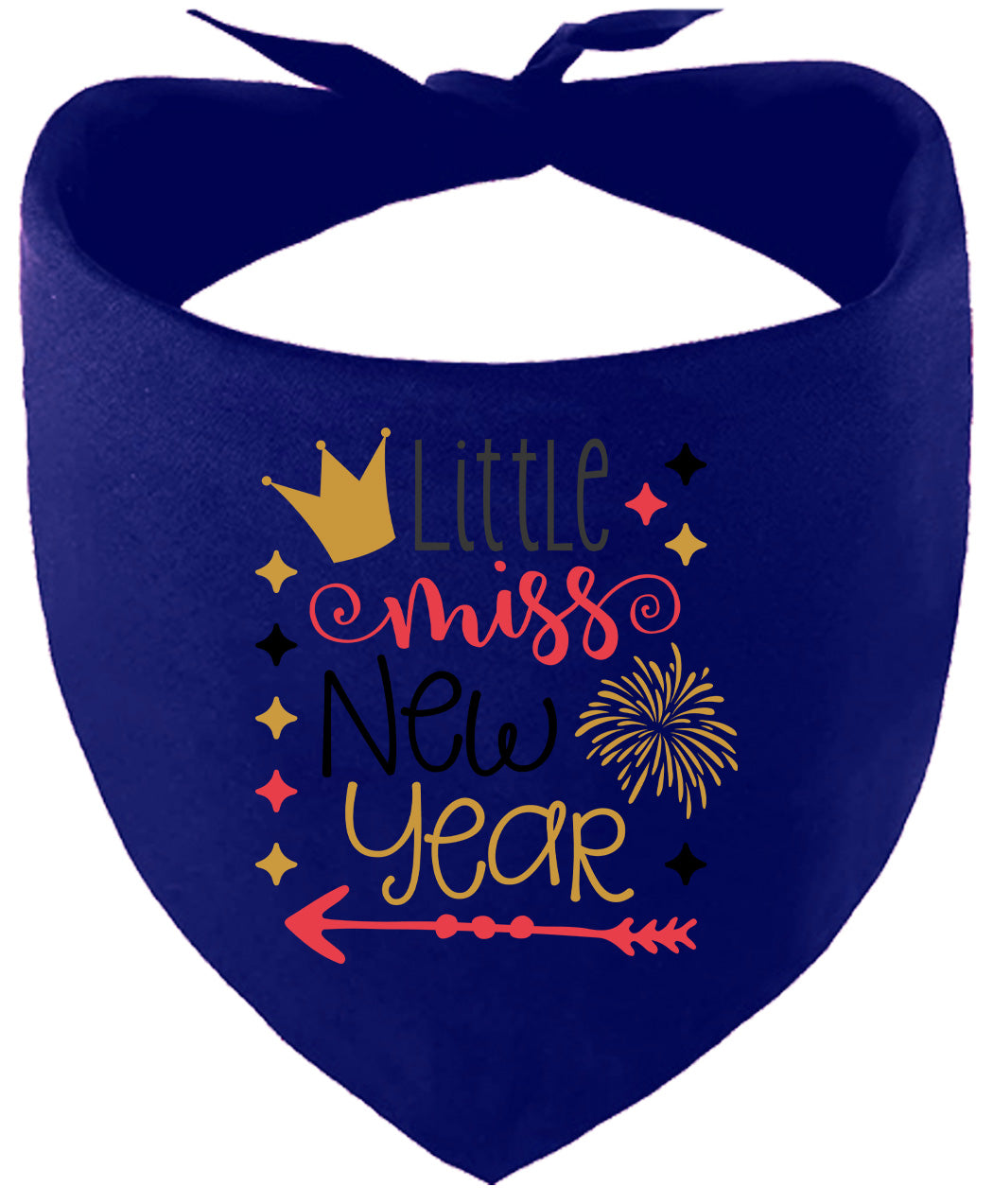 Little Miss New Year Pet Bandana