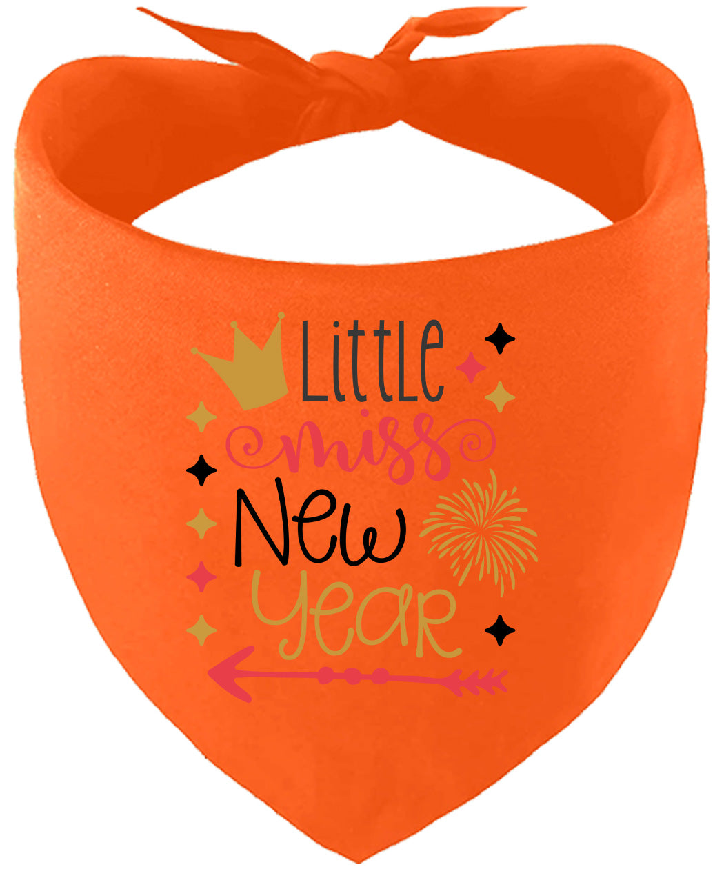 Little Miss New Year Pet Bandana