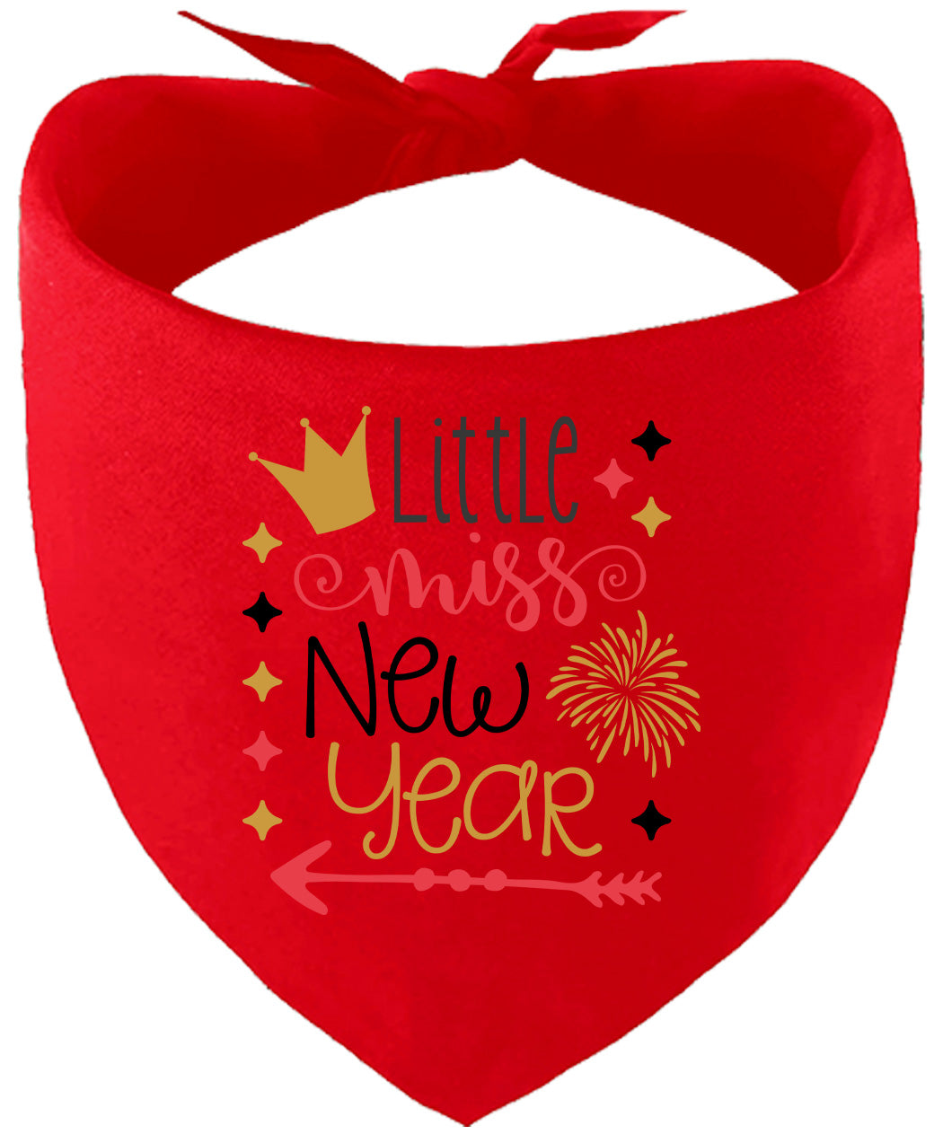 Little Miss New Year Pet Bandana