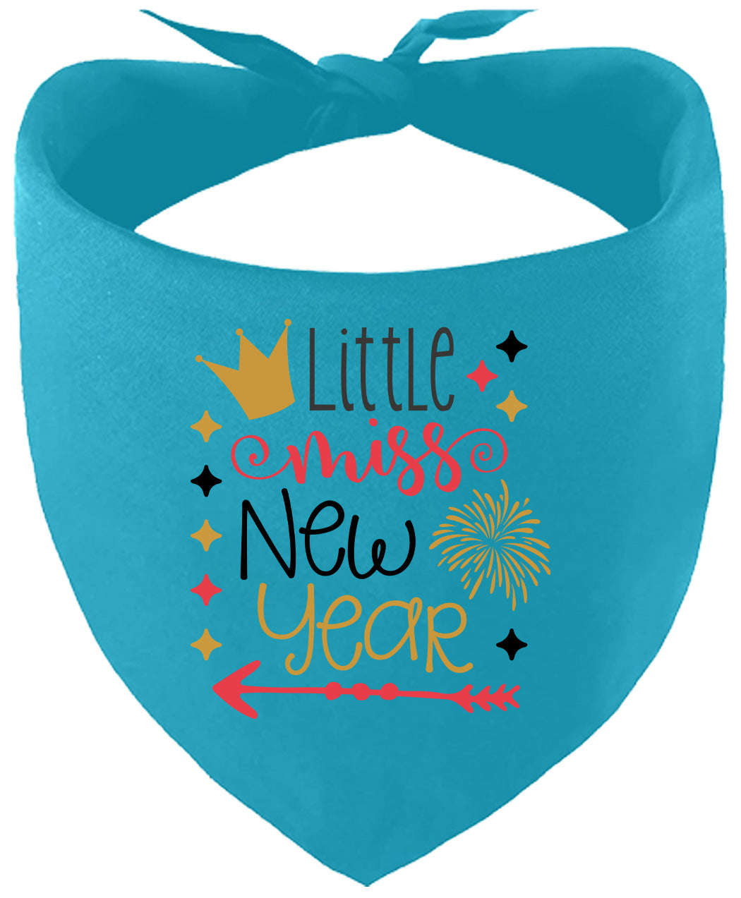 Little Miss New Year Pet Bandana
