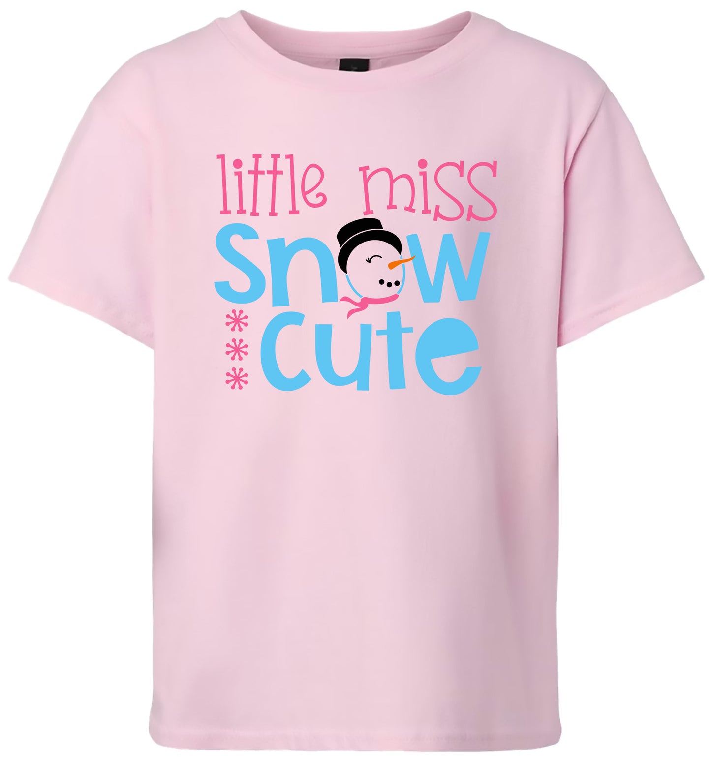 Little Miss Snow Cute Children's Gildan Soft Shirt