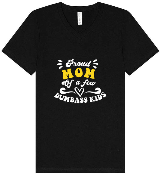 Mom of Dumbass Kids Unisex V-Neck Shirt
