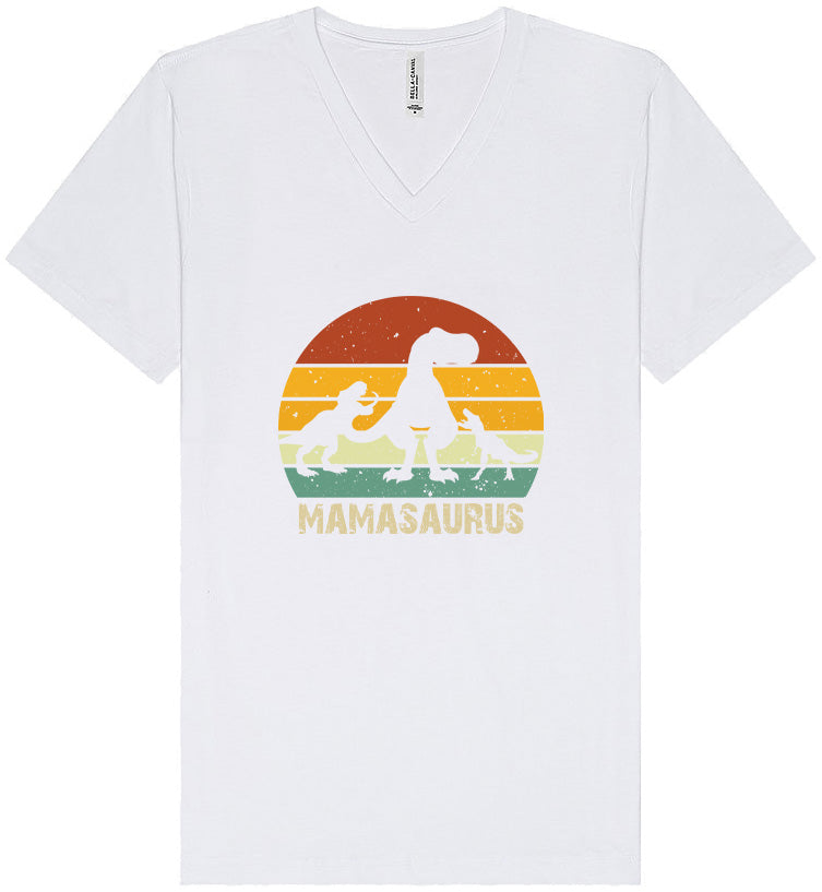 Mamasaurus Unisex V-Neck Shirt