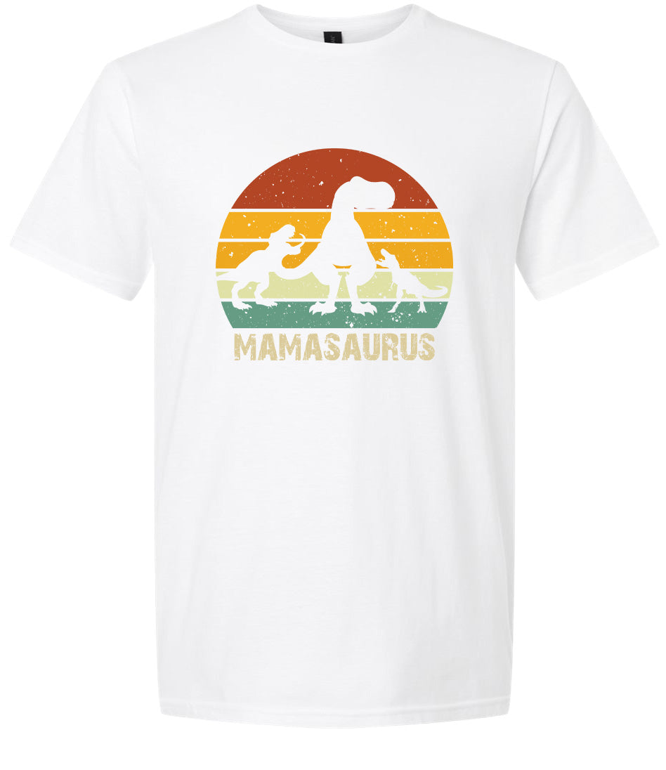 Mamasaurus Adult Gildan Soft Shirt