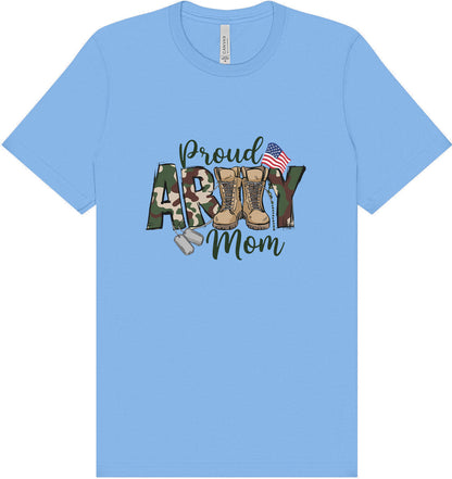Proud Army Mom Adult Bella Canvas Shirt