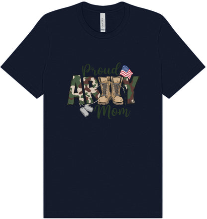 Proud Army Mom Adult Bella Canvas Shirt