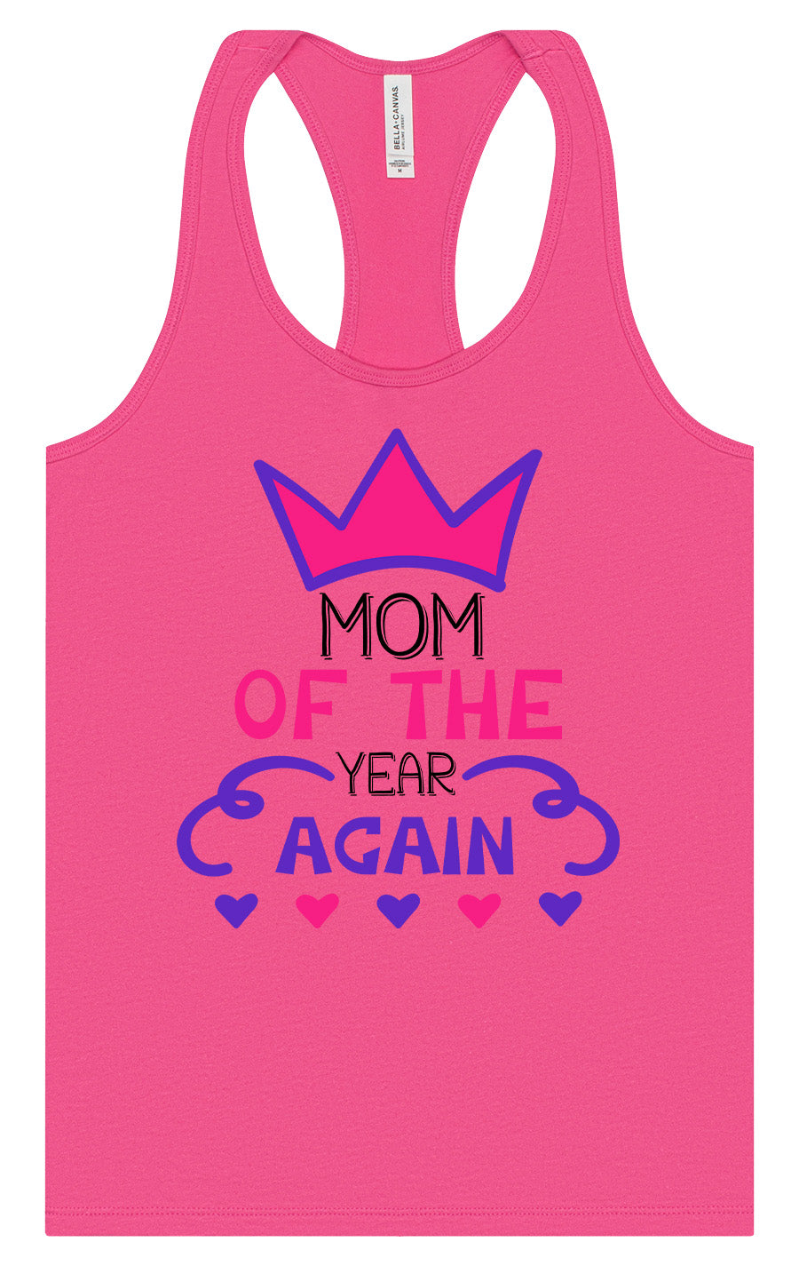 Mom of the Year Again Women's Racerback Tank