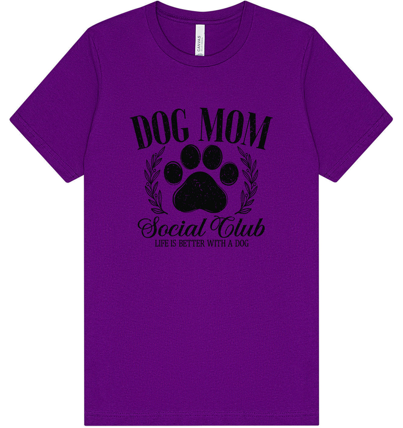Dog Mom Social Club Adult Bella Canvas Shirt