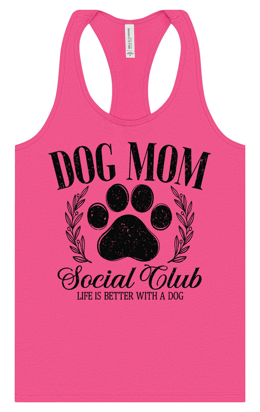 Dog Mom Social Club Women's Racerback Tank