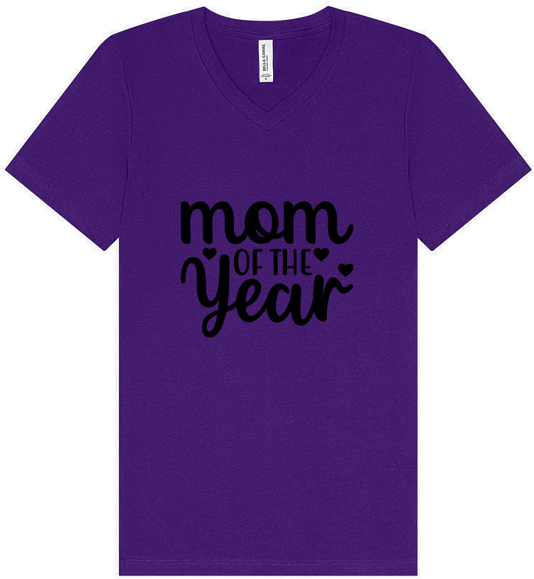 Mom of the Year Unisex V-Neck Shirt