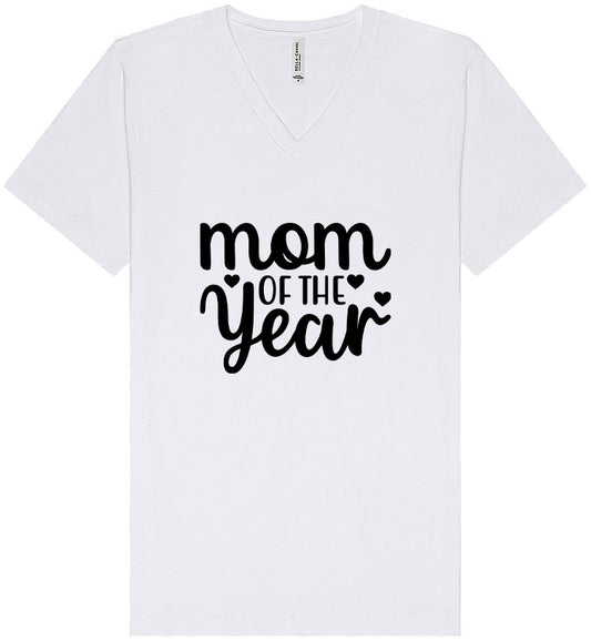 Mom of the Year Unisex V-Neck Shirt