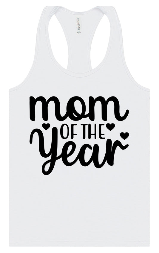 Mom of the Year Women's Racerback Tank