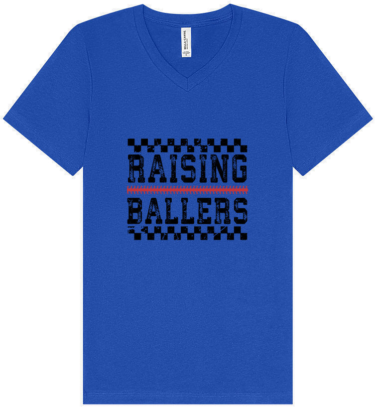 Raising Ballers Unisex V-Neck Shirt