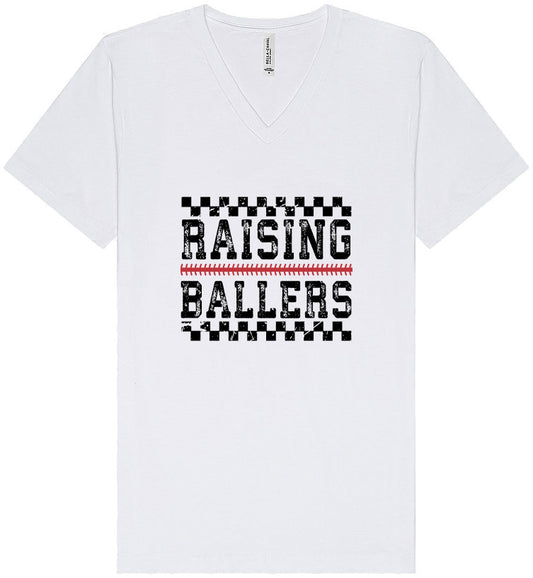 Raising Ballers Unisex V-Neck Shirt