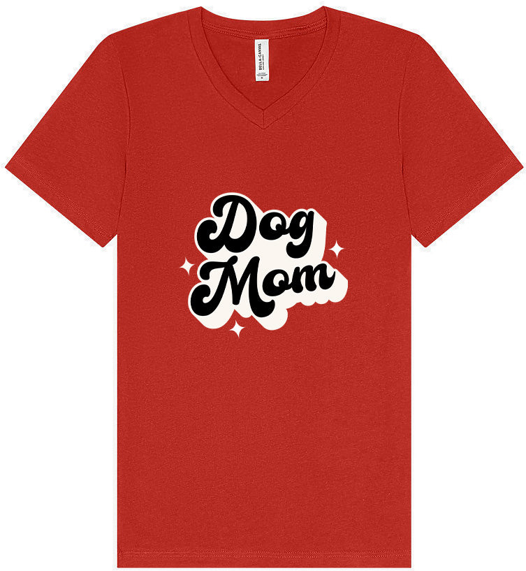 Dog Mom Unisex V-Neck Shirt