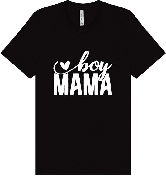 Boy Mama Adult Bella Canvas Shirt