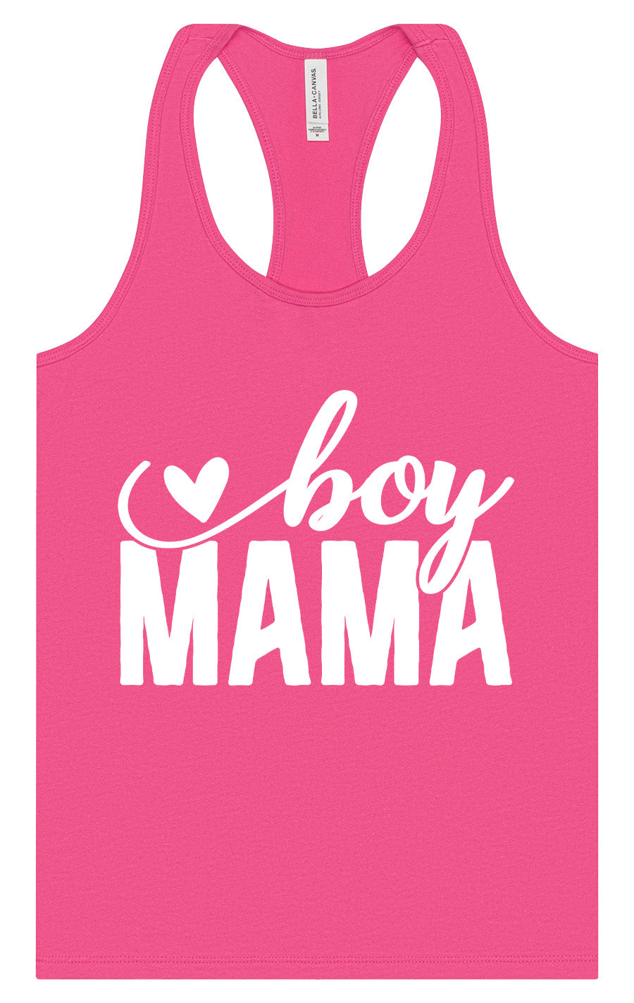 Boy Mama Women's Racerback Tank