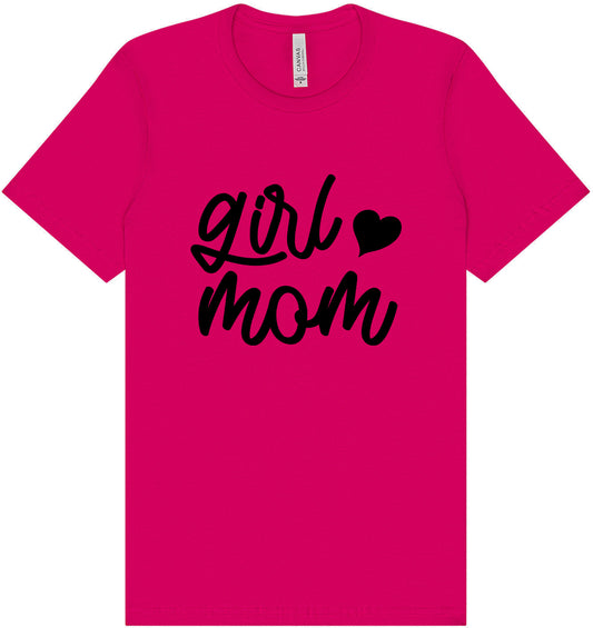 Girl Mom Adult Bella Canvas Shirt