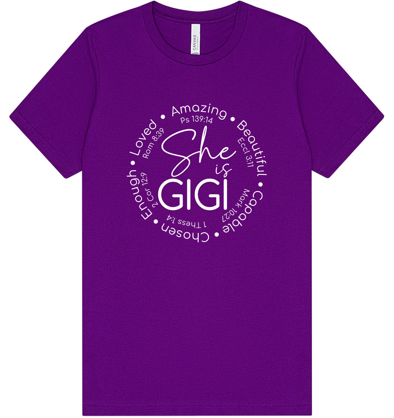 Biblical Gigi Adult Bella Canvas Shirt