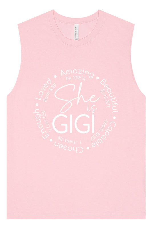 Biblical Gigi Muscle Tank