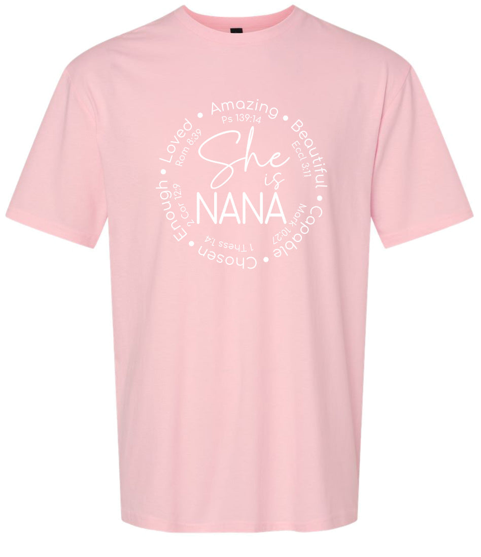 Biblical Nana Adult Gildan Soft Shirt