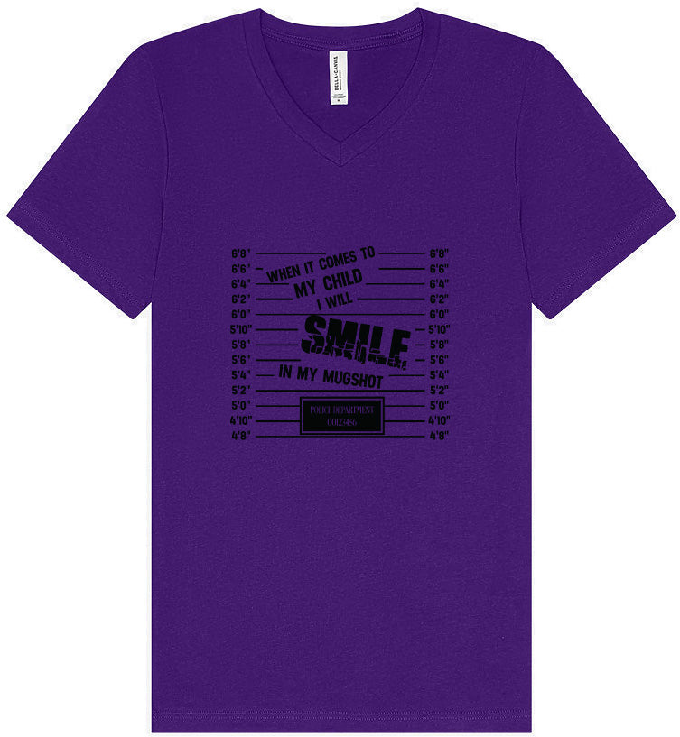 Smile in my Mugshot Unisex V-Neck Shirt