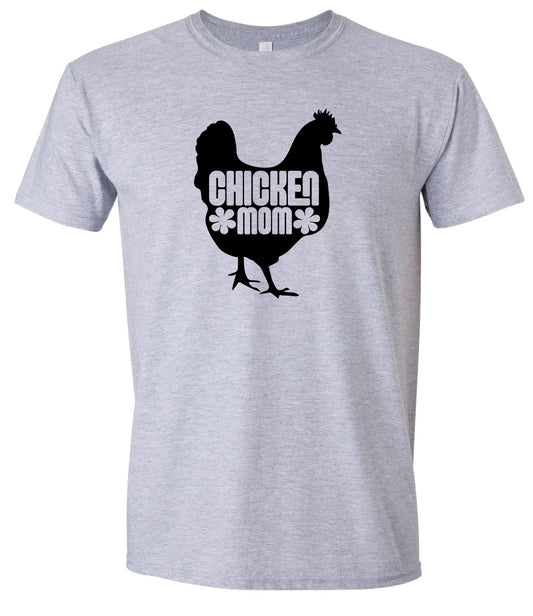 Chicken Mom Adult Gildan Soft Shirt