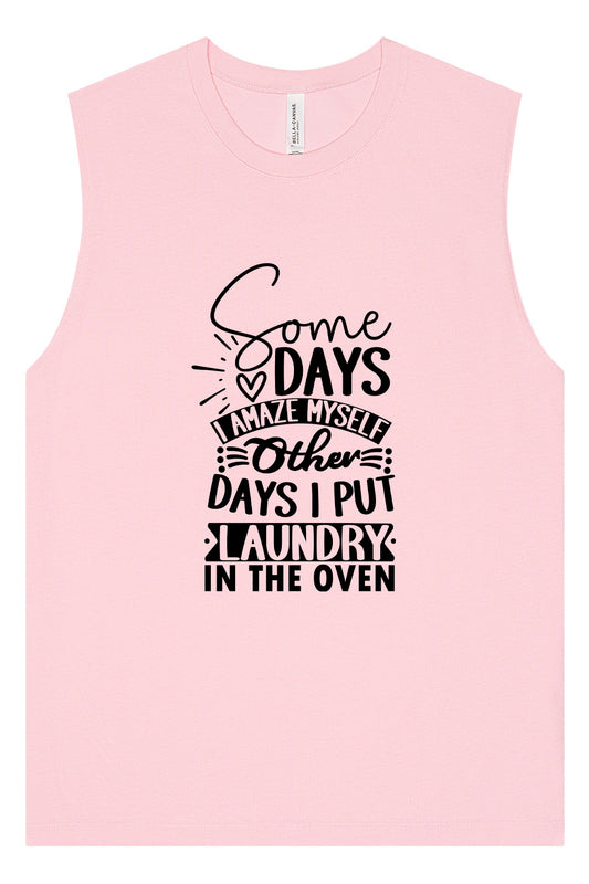 Laundry in the Oven Muscle Tank